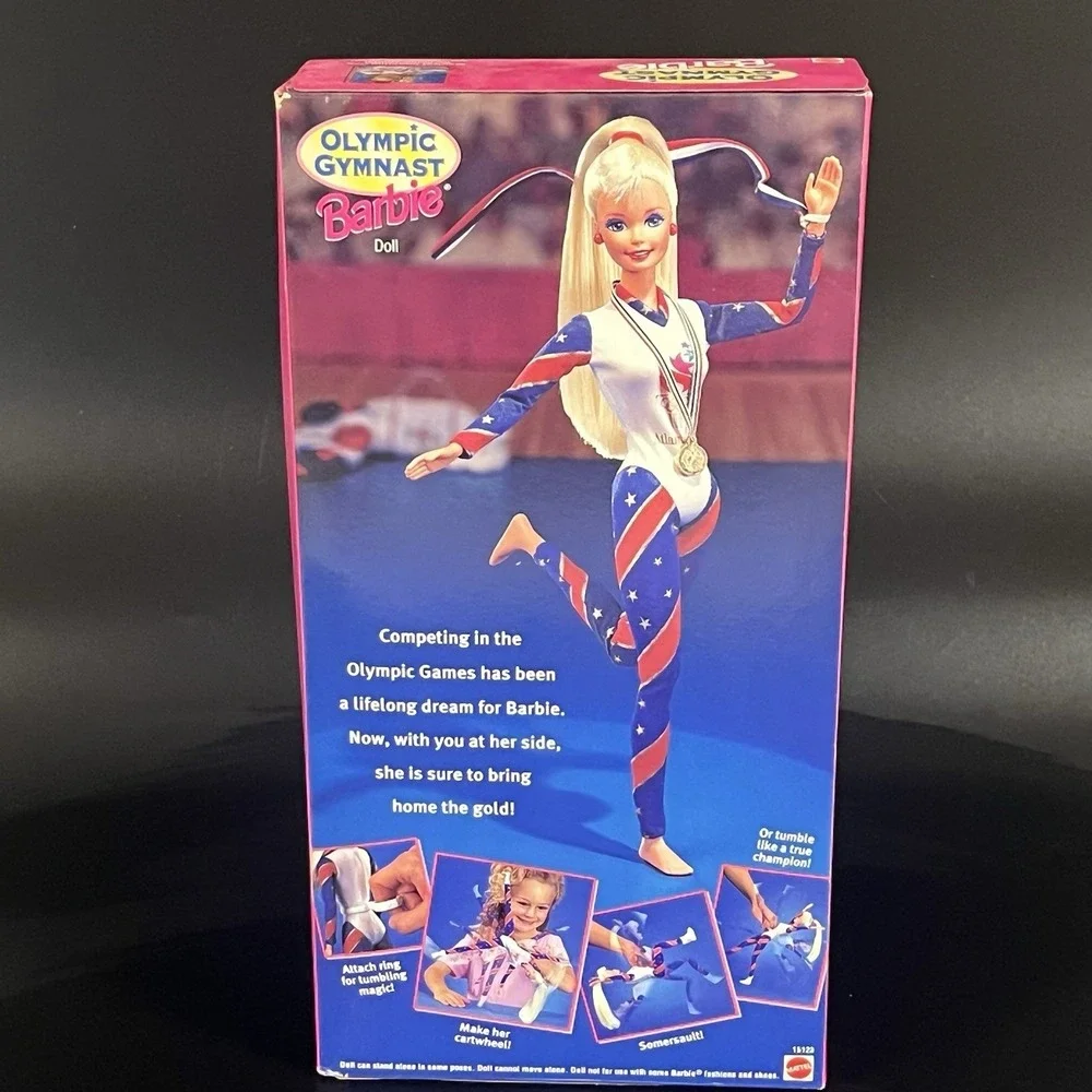 New Barbie Olympic Gymnast Champion Doll 1999 Mattel 15123 USA‎ Olympics